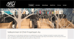 Desktop Screenshot of chilifrisor.no